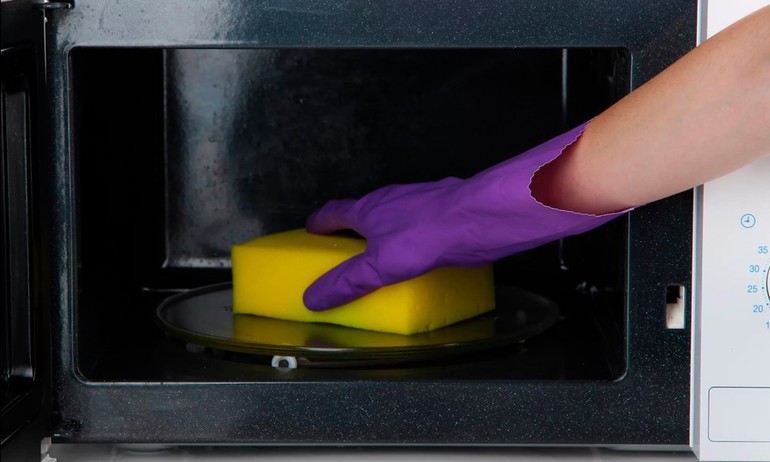 Как да миете микровълнова печка
