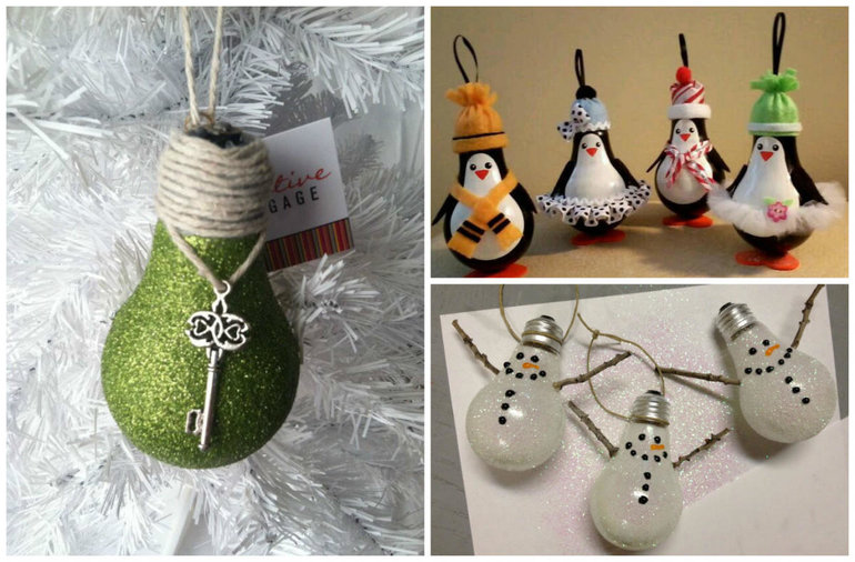 Beautiful and light crafts for the new year