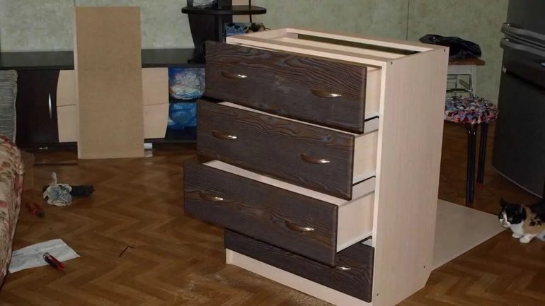 General rules for assembling cabinet furniture with your own hands