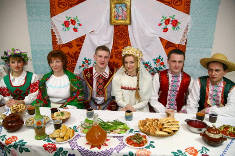Svadobné dekorácie v ruskom štýle