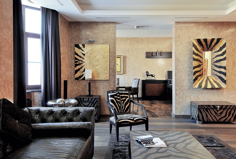 Art Deco style apartment interior