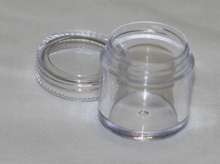 Sealed glass jar
